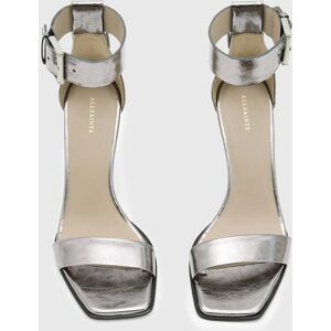 AllSaints Noir Sandal Mirror Silver Taille: 40 Sandales Outlet Femme Gris - Publicité AllSaints Noir Sandal Mirror Silver Taille: 40 Sandales Outlet Femme Gris - Publicité