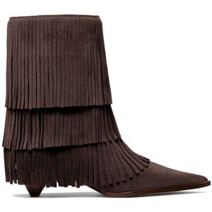 Michael Kors Jayla Heeled Bootie Chocolate Taille: 36.5 Bottes Outlet Femme Marron - Publicité Michael Kors Jayla Heeled Bootie Chocolate Taille: 36.5 Bottes Outlet Femme Marron - Publicité