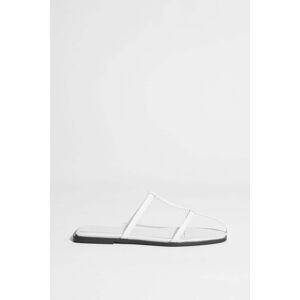 & Other Stories Inaya Summer Flat White Taille: 38 Sandales Outlet Femme Blanche - Publicité & Other Stories Inaya Summer Flat White Taille: 38 Sandales Outlet Femme Blanche - Publicité