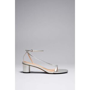& Other Stories Sanda Block Heel Sandalette Silver Taille: 39 Sandales Outlet Femme Gris - Publicité & Other Stories Sanda Block Heel Sandalette Silver Taille: 39 Sandales Outlet Femme Gris - Publicité