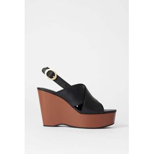 & Other Stories Bobbi Wedge Sandalette Black Taille: 38 Sandales Outlet Femme Le Noir - Publicité & Other Stories Bobbi Wedge Sandalette Black Taille: 38 Sandales Outlet Femme Le Noir - Publicité