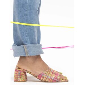 DWRS label Marbella Tweed Pink Taille: 40 Mules Outlet Femme Rose - Publicité DWRS label Marbella Tweed Pink Taille: 40 Mules Outlet Femme Rose - Publicité