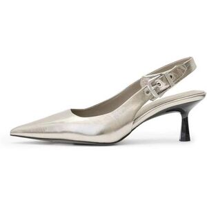 AllSaints Idiya Slingback Gunmetal Grey Taille: 38 Pumps Outlet Femme Gris - Publicité AllSaints Idiya Slingback Gunmetal Grey Taille: 38 Pumps Outlet Femme Gris - Publicité