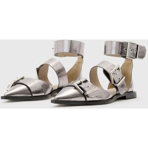 AllSaints Sutton Metallic Shoe Gunmetal Grey Taille: 37 Sandales Outlet Femme Gris - Publicité AllSaints Sutton Metallic Shoe Gunmetal Grey Taille: 37 Sandales Outlet Femme Gris - Publicité