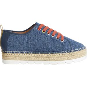 White Stuff Espadrille Lace Up Flatforms Chamb Blue Taille: 7 Espadrilles Outlet Femme Bleu - Publicité White Stuff Espadrille Lace Up Flatforms Chamb Blue Taille: 7 Espadrilles Outlet Femme Bleu - Publicité