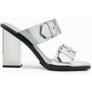 AllSaints Camille Mule Metallic Silver Taille: 37 Mules Outlet Femme Gris - Publicité AllSaints Camille Mule Metallic Silver Taille: 37 Mules Outlet Femme Gris - Publicité