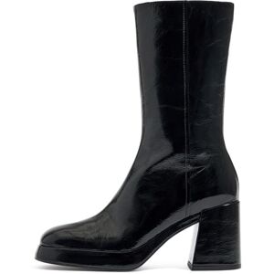 Bimba y Lola Black Leather Platform Heeled Ankle Boot Taille: 41 Bottes Outlet Femme Noir - Publicité Bimba y Lola Black Leather Platform Heeled Ankle Boot Taille: 41 Bottes Outlet Femme Noir - Publicité