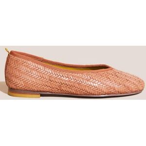 White Stuff Woven Leather Ballet Pump Mid Tan Taille: 3 Ballerines Outlet Femme - Publicité White Stuff Woven Leather Ballet Pump Mid Tan Taille: 3 Ballerines Outlet Femme - Publicité