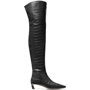 Michael Kors Cosmo Kitten Heel Thigh High Boot In Black Croc Taille: 40 Bottes Outlet Femme Le Noir - Publicité Michael Kors Cosmo Kitten Heel Thigh High Boot In Black Croc Taille: 40 Bottes Outlet Femme Le Noir - Publicité