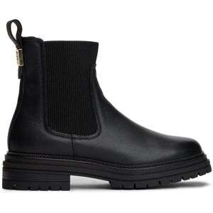 Tommy Hilfiger Pebble Grain Leather Chelsea Boots Black Taille: 40 Bottes Outlet Femme Le Noir - Publicité Tommy Hilfiger Pebble Grain Leather Chelsea Boots Black Taille: 40 Bottes Outlet Femme Le Noir - Publicité