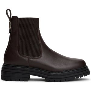 Tommy Hilfiger Pebble Grain Leather Chelsea Boots Charred Wood Taille: 40 Bottes Outlet Femme - Publicité Tommy Hilfiger Pebble Grain Leather Chelsea Boots Charred Wood Taille: 40 Bottes Outlet Femme - Publicité