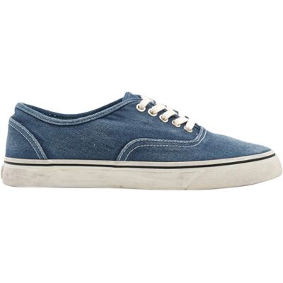 RE/DONE 70s Low Top Skate Faded Navy Taille: 35 Baskets Outlet Femme Bleu - Publicité RE/DONE 70s Low Top Skate Faded Navy Taille: 35 Baskets Outlet Femme Bleu - Publicité