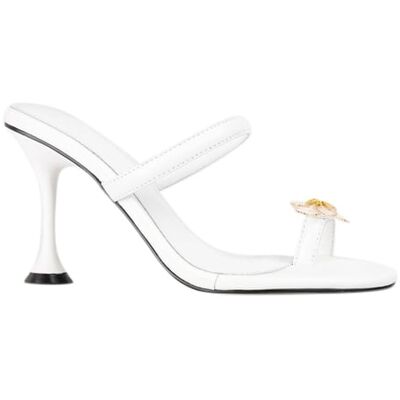 Anne Fontaine Aznar White Taille: 37 Mules Outlet Femme Blanche - Publicité Anne Fontaine Aznar White Taille: 37 Mules Outlet Femme Blanche - Publicité