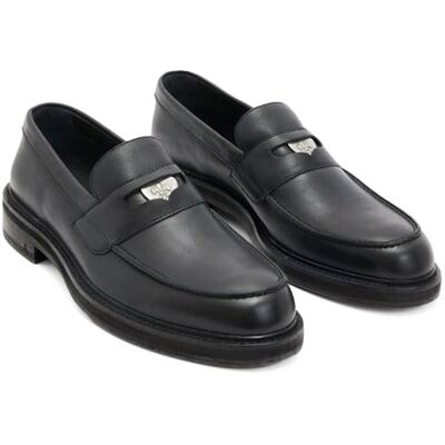 John Varvatos Harrison Guitar Pick Loafer Black Taille: 9 Mocassins Outlet Homme Le Noir - Publicité John Varvatos Harrison Guitar Pick Loafer Black Taille: 9 Mocassins Outlet Homme Le Noir - Publicité