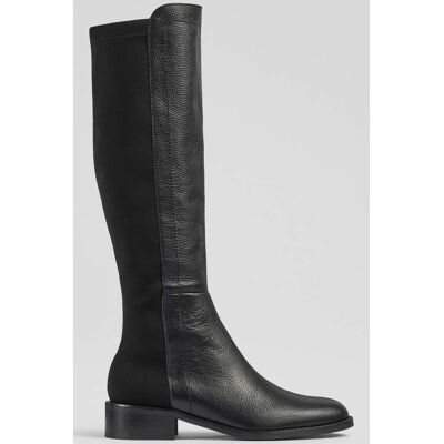 LK Bennett Kb Tallis Half And Half Black Taille: 38 Bottes Outlet Femme Le Noir - Publicité LK Bennett Kb Tallis Half And Half Black Taille: 38 Bottes Outlet Femme Le Noir - Publicité