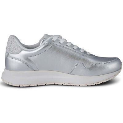 Woden Nora Natural Soft Metallic Silver Taille: 37 Baskets Outlet Femme Gris - Publicité Woden Nora Natural Soft Metallic Silver Taille: 37 Baskets Outlet Femme Gris - Publicité