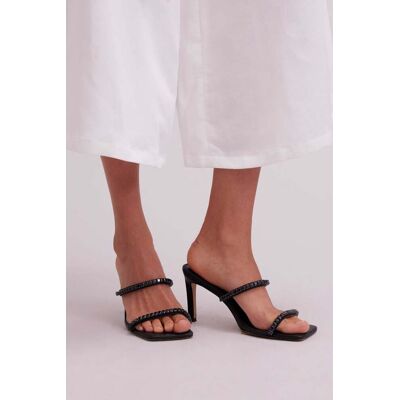Anne Fontaine Jasmina Black Taille: 38 Mules Outlet Femme Le Noir - Publicité Anne Fontaine Jasmina Black Taille: 38 Mules Outlet Femme Le Noir - Publicité