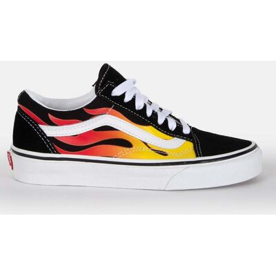Vans Unisex Old Skool Flame Black/white Taille: 34.5 Chaussures à Lacets Outlet Unisex Le Noir - Publicité Vans Unisex Old Skool Flame Black/white Taille: 34.5 Chaussures à Lacets Outlet Unisex Le Noir - Publicité