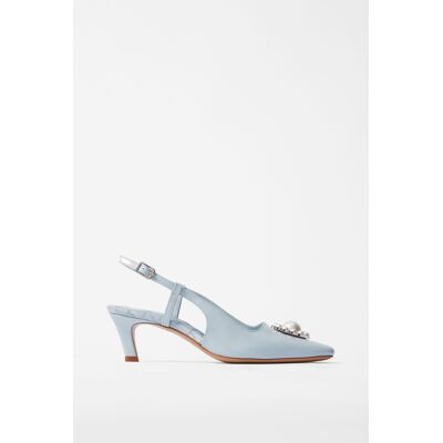 & Other Stories Missy Slingback Pump Turquoise Taille: 41 Pumps Outlet Femme Cyan - Publicité & Other Stories Missy Slingback Pump Turquoise Taille: 41 Pumps Outlet Femme Cyan - Publicité