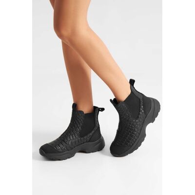 Woden Siri Croco Waterproof Black Taille: 38 Bottes Outlet Femme Le Noir - Publicité Woden Siri Croco Waterproof Black Taille: 38 Bottes Outlet Femme Le Noir - Publicité