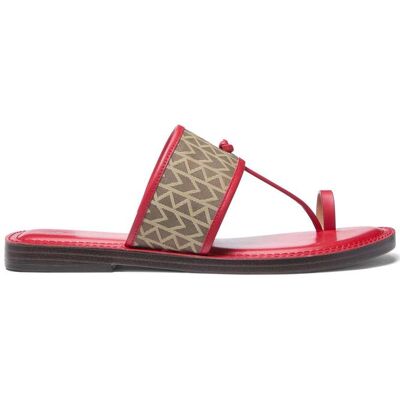 Michael Kors Ashtin Sandal Multi Taille: 39 Sandales Outlet Femme Marron - Publicité Michael Kors Ashtin Sandal Multi Taille: 39 Sandales Outlet Femme Marron - Publicité