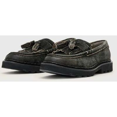 AllSaints Skiff Tassel Loafer Charcoal Grey Taille: 44 Mocassins Outlet Homme Le Noir - Publicité AllSaints Skiff Tassel Loafer Charcoal Grey Taille: 44 Mocassins Outlet Homme Le Noir - Publicité