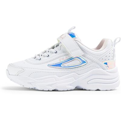 FILA Skye V Kids White-purple Iridescent Taille: 29 Chaussures Outlet kids Blanche - Publicité FILA Skye V Kids White-purple Iridescent Taille: 29 Chaussures Outlet kids Blanche - Publicité