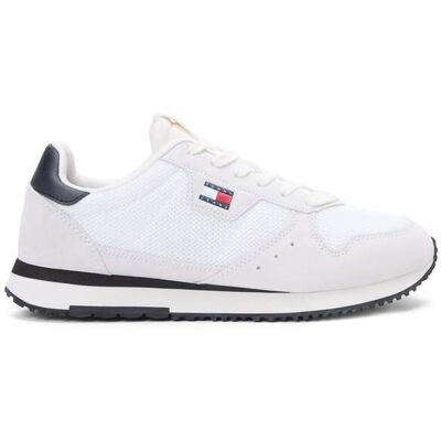 Tommy Hilfiger Tjm Eva Runner Leather Shoes Ecru/black Taille: 46 Chaussures à Lacets Outlet Homme Marron - Publicité Tommy Hilfiger Tjm Eva Runner Leather Shoes Ecru/black Taille: 46 Chaussures à Lacets Outlet Homme Marron - Publicité