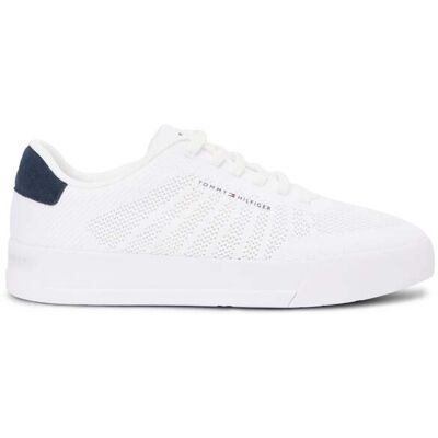 Tommy Hilfiger Th Court Knit Shoes White Taille: 47 Chaussures à Lacets Outlet Homme Blanche - Publicité Tommy Hilfiger Th Court Knit Shoes White Taille: 47 Chaussures à Lacets Outlet Homme Blanche - Publicité