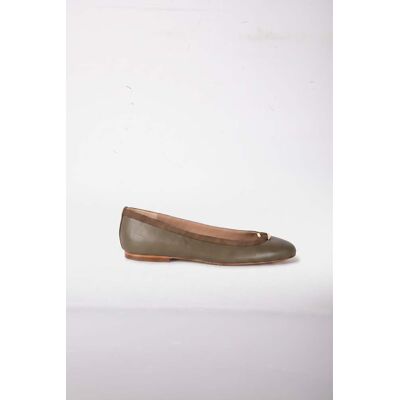 LK Bennett Dollie Oloid Round Toe Khaki Taille: 37 Ballerines Outlet Femme Marron - Publicité LK Bennett Dollie Oloid Round Toe Khaki Taille: 37 Ballerines Outlet Femme Marron - Publicité