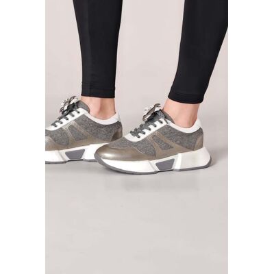 Anne Fontaine Bandit Heathergrey Taille: 37 Baskets Outlet Femme Gris - Publicité Anne Fontaine Bandit Heathergrey Taille: 37 Baskets Outlet Femme Gris - Publicité