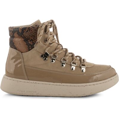 Woden Iris Snake Patent Coffee Cream Taille: 40 Bottes Outlet Femme Marron - Publicité Woden Iris Snake Patent Coffee Cream Taille: 40 Bottes Outlet Femme Marron - Publicité