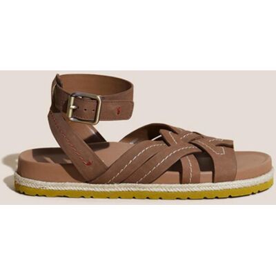 White Stuff Weave Footbed Sandal Mid Tan Taille: 3 Sandales Outlet Femme Marron - Publicité White Stuff Weave Footbed Sandal Mid Tan Taille: 3 Sandales Outlet Femme Marron - Publicité
