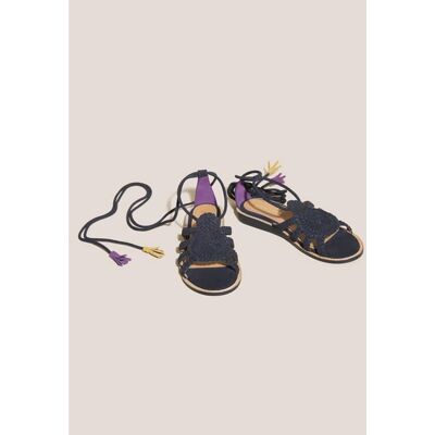 White Stuff Plaited Leather Sandal Tie Leg Pure Black Taille: 6 Sandales Outlet Femme Le Noir - Publicité White Stuff Plaited Leather Sandal Tie Leg Pure Black Taille: 6 Sandales Outlet Femme Le Noir - Publicité