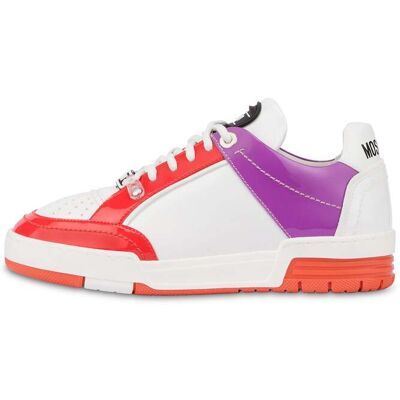 Moschino Sneakerd.kevin40 Mix Bian+giac+aran Taille: 35 Baskets Outlet Femme - Publicité Moschino Sneakerd.kevin40 Mix Bian+giac+aran Taille: 35 Baskets Outlet Femme - Publicité