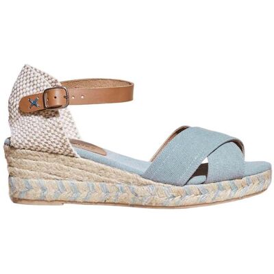 White Stuff Espadrille Canvas Open Wedge Chambray Blue Taille: 6 Espadrilles Outlet Femme Bleu - Publicité White Stuff Espadrille Canvas Open Wedge Chambray Blue Taille: 6 Espadrilles Outlet Femme Bleu - Publicité