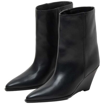Closed Wedge Boot Shoes Black Taille: 37 Bottes Outlet Femme Le Noir - Publicité Closed Wedge Boot Shoes Black Taille: 37 Bottes Outlet Femme Le Noir - Publicité