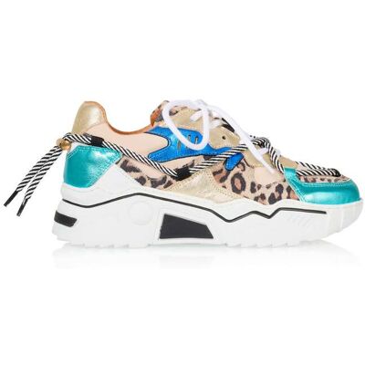 DWRS label Jupiter Leopard Sand / Aqua Taille: 39 Baskets Outlet Femme Marron - Publicité DWRS label Jupiter Leopard Sand / Aqua Taille: 39 Baskets Outlet Femme Marron - Publicité