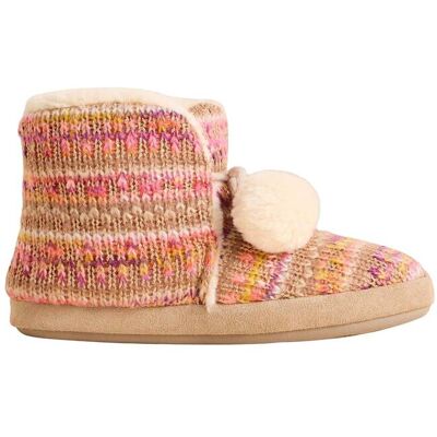 White Stuff Knitted Bootie Slipper Natural Multi Taille: L Slippers Outlet Homme - Publicité White Stuff Knitted Bootie Slipper Natural Multi Taille: L Slippers Outlet Homme - Publicité