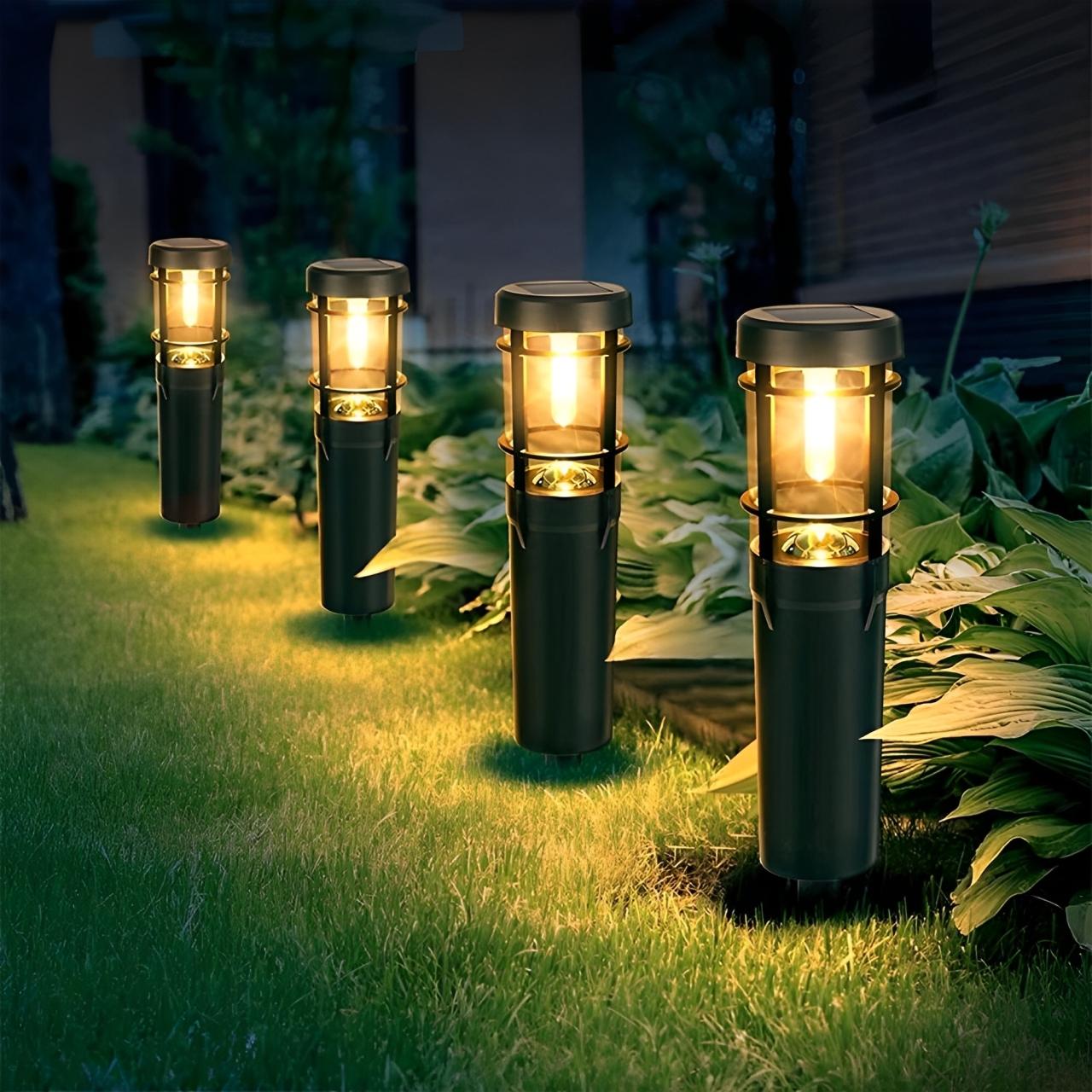zolotic Lampes Solaires Pour Extérieur Eclairage - Lumière - Spot - Jardin - 10 pièces