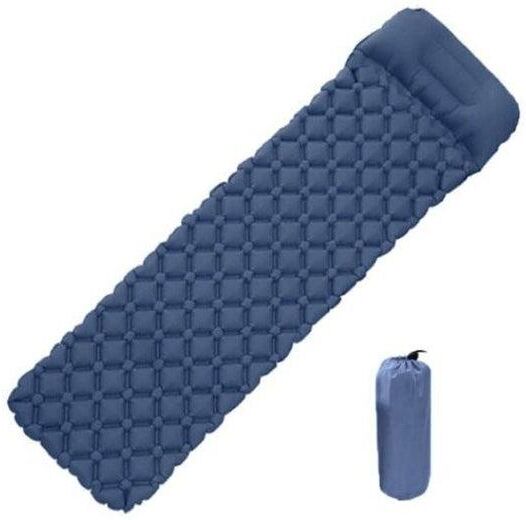 navipod Matelas Gonflable Lit Gonflable 1 Personne et Enfant Pas cher - Bleu foncé
