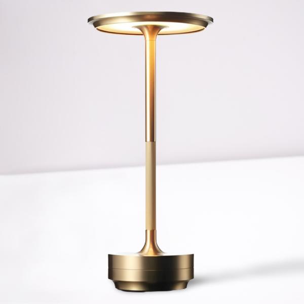 polocast Lampe De Table Sans Fil Design et Rechargeable Led De Chevet - Doré