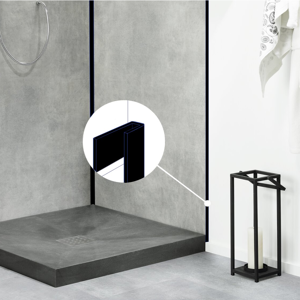 Profile mural alu profile de bordure en u noir pour Senso Wall Gerflor - 260 cm x 2.3 cm x 0.16 cm - Publicité Profile mural alu profile de bordure en u noir pour Senso Wall Gerflor - 260 cm x 2.3 cm x 0.16 cm - Publicité