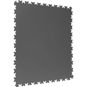 Dalle carrée pour sol de garage ou atelier en PVC effet uni pose libre dark grey Gerflor - 50.3 cm x 50.3 cm x 0.7 cm - Publicité Dalle carrée pour sol de garage ou atelier en PVC effet uni pose libre dark grey Gerflor - 50.3 cm x 50.3 cm x 0.7 cm - Publicité