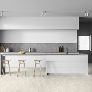 Dalle rectangulaire de sol PVC effet pierre clipsable travertin ivory Gerflor - 72.87 cm x 38.88 cm x 0.42 cm - Publicité Dalle rectangulaire de sol PVC effet pierre clipsable travertin ivory Gerflor - 72.87 cm x 38.88 cm x 0.42 cm - Publicité