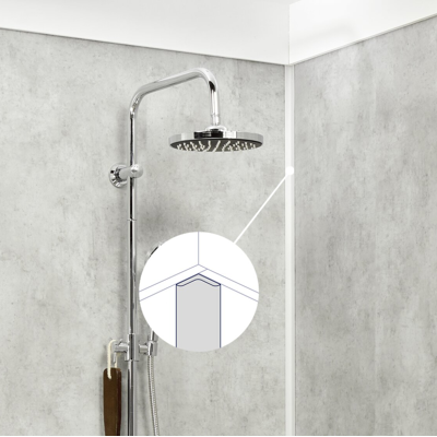 Profile mural alu angle interieur alu pour Senso Wall Gerflor - 260 cm x 1.2 cm x 0.16 cm - Publicité Profile mural alu angle interieur alu pour Senso Wall Gerflor - 260 cm x 1.2 cm x 0.16 cm - Publicité