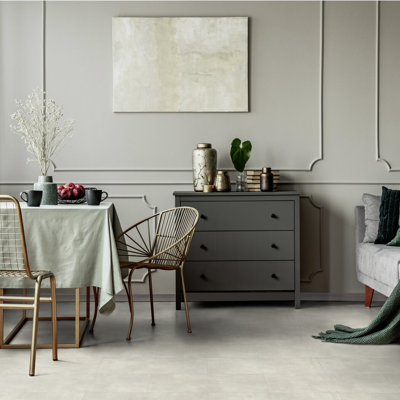Rouleau 4m de sol PVC effet pierre pose libre basal white Gerflor - 2500 cm x 400 cm x 0.29 cm - Publicité Rouleau 4m de sol PVC effet pierre pose libre basal white Gerflor - 2500 cm x 400 cm x 0.29 cm - Publicité