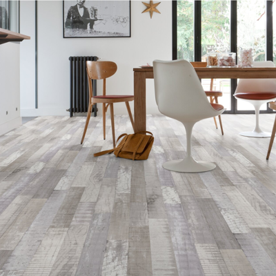 Rouleau 4m de sol PVC effet bois à coller santafe pearl Gerflor - 3000 cm x 400 cm x 0.26 cm - Publicité Rouleau 4m de sol PVC effet bois à coller santafe pearl Gerflor - 3000 cm x 400 cm x 0.26 cm - Publicité