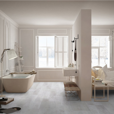 Dalle rectangulaire de sol PVC effet béton clipsable gotha clear Gerflor - 72.87 cm x 38.88 cm x 0.42 cm - Publicité Dalle rectangulaire de sol PVC effet béton clipsable gotha clear Gerflor - 72.87 cm x 38.88 cm x 0.42 cm - Publicité