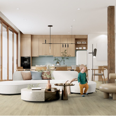 Rouleau 4m de sol PVC effet bois pose libre forest birch Gerflor - 3000 cm x 400 cm x 0.25 cm - Publicité Rouleau 4m de sol PVC effet bois pose libre forest birch Gerflor - 3000 cm x 400 cm x 0.25 cm - Publicité